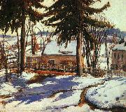 Charles Reiffel February Thaw, Silvermine Connecticut oil painting picture wholesale